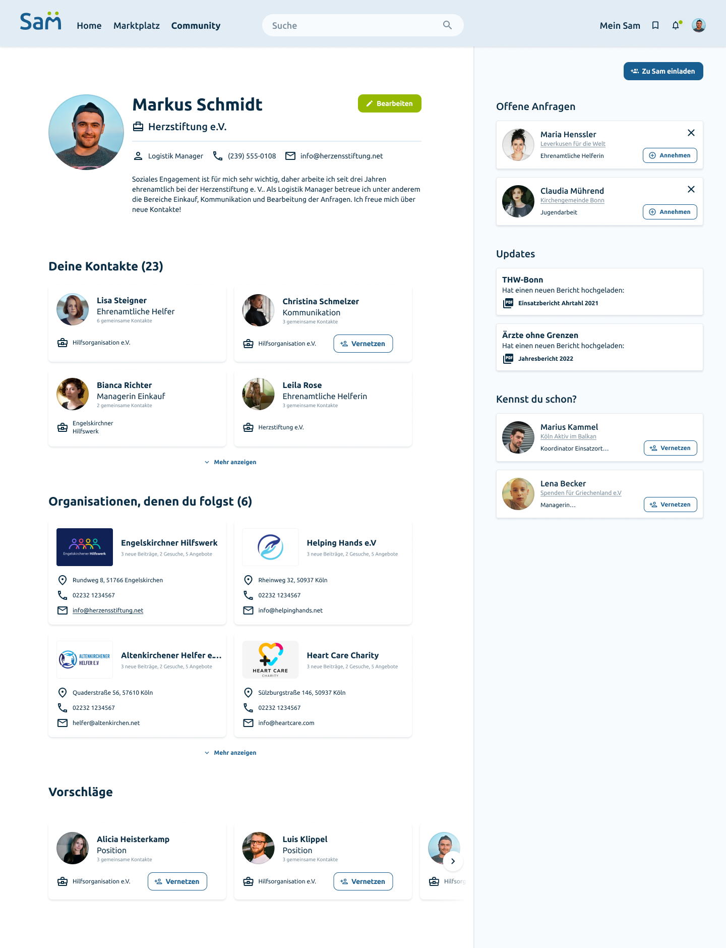 SAM Profile