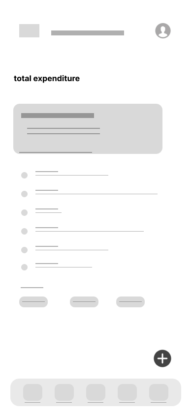 Lo-Fi Wireframe — Dashboard