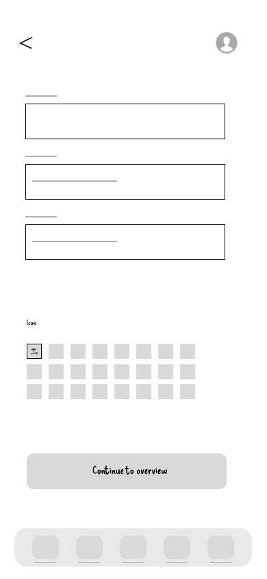Lo-Fi Wireframe — Onboarding