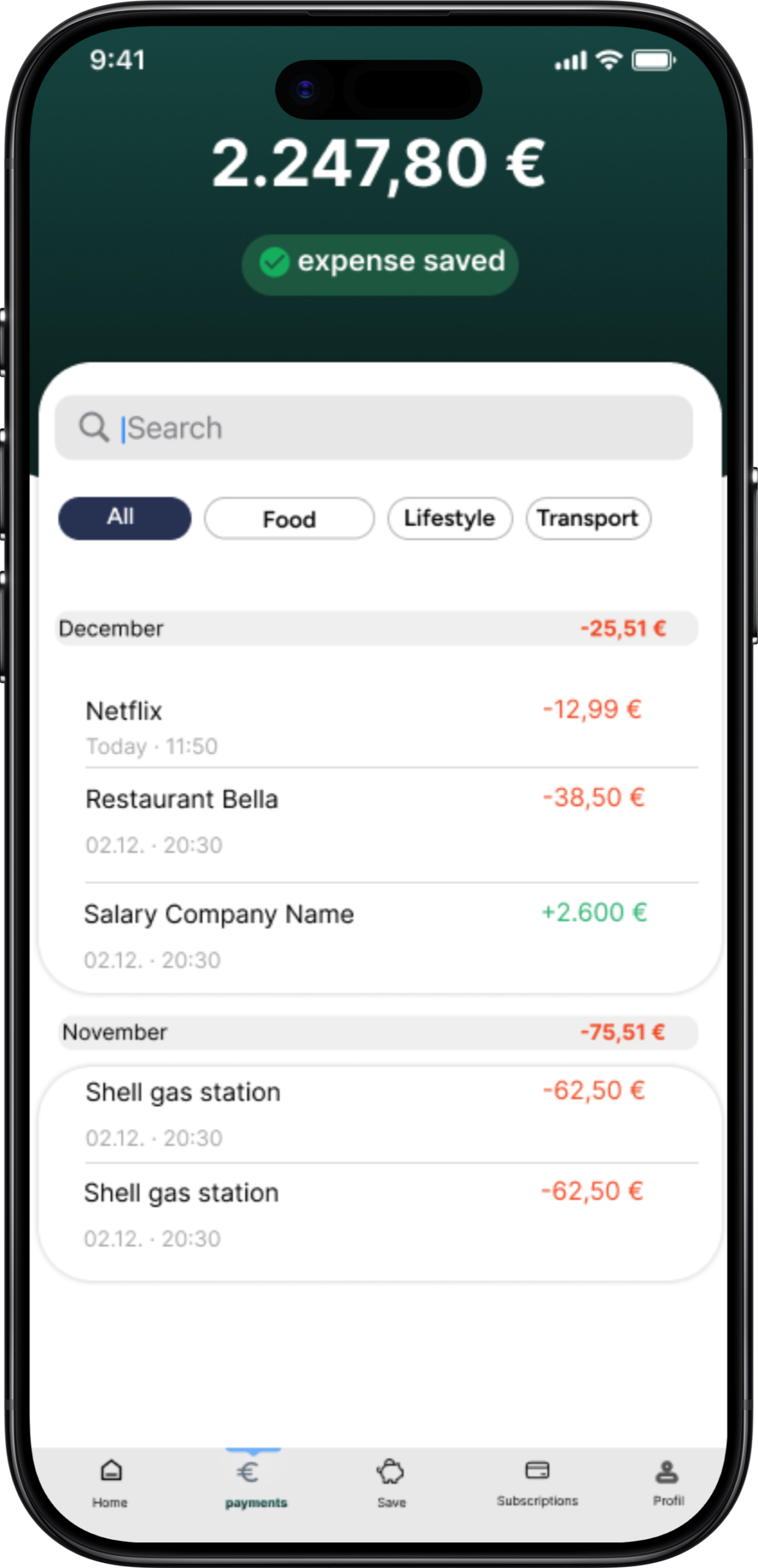 PlutoPay Screen 1