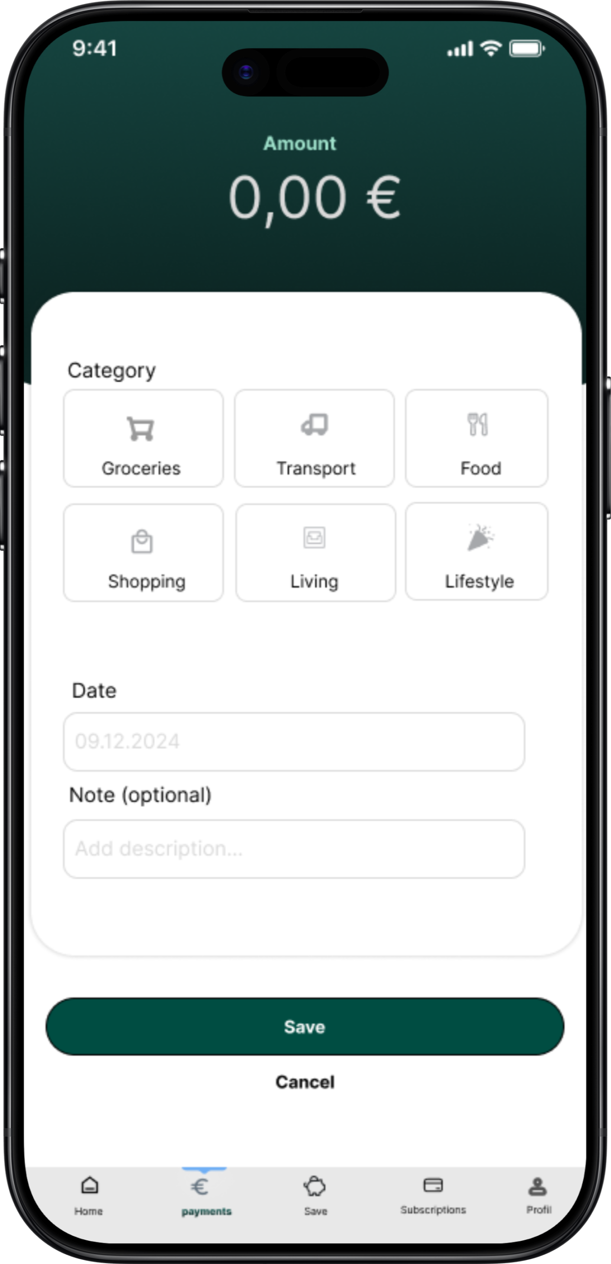 PlutoPay Screen 2